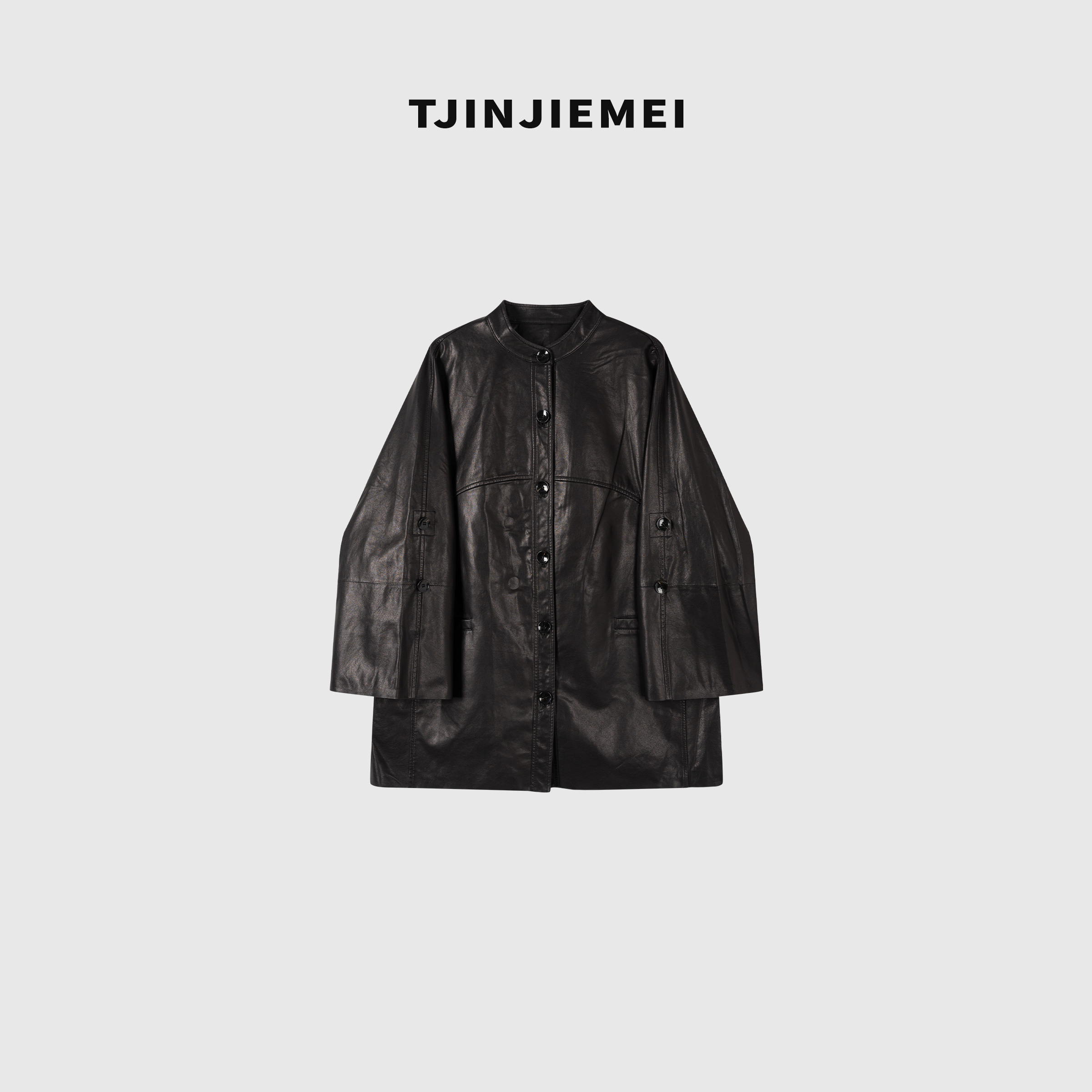 T井姐妹【轮廓】新款设计感休闲百搭皮衣外套PY2507-TJ467