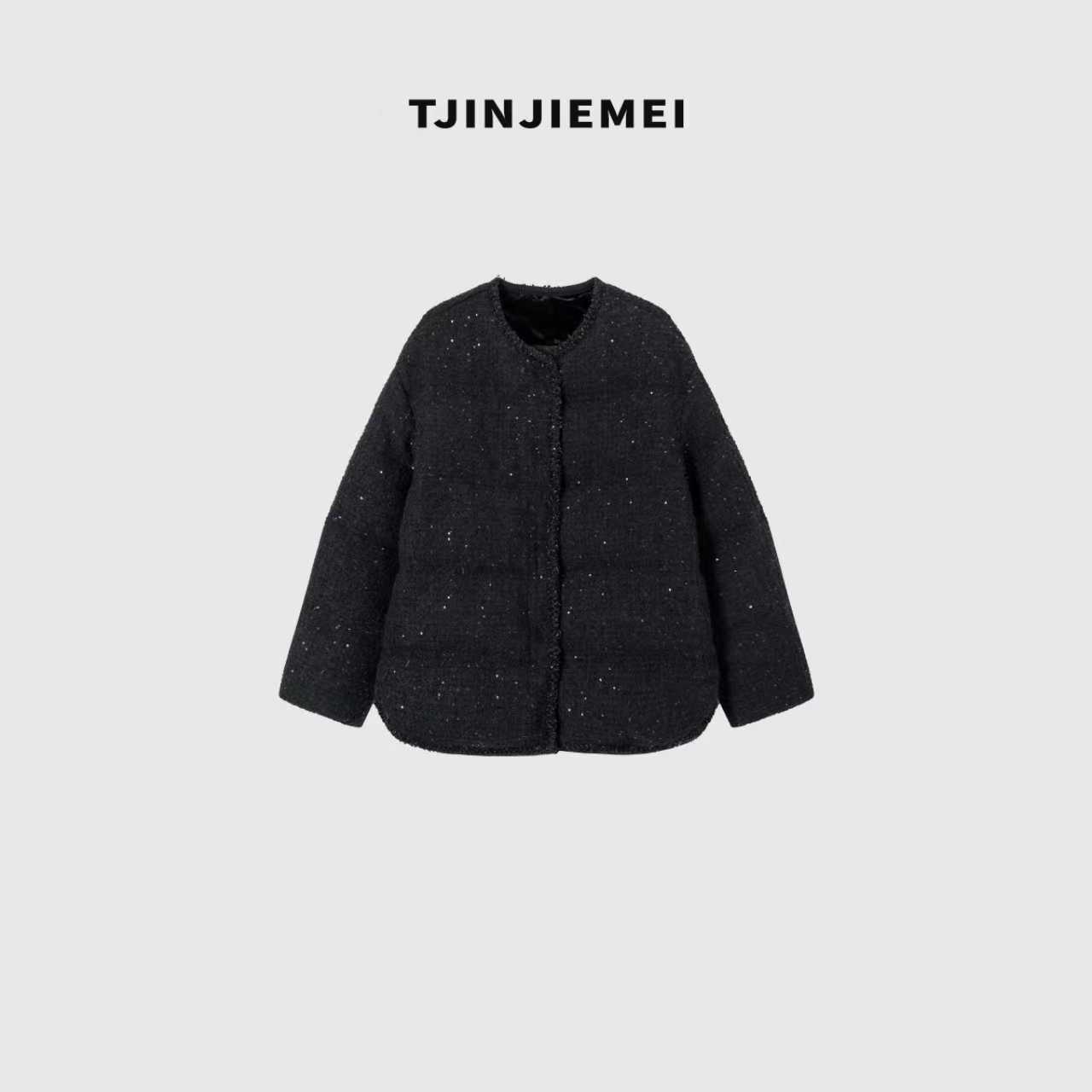 T井姐妹【星河】设计感精致小香气质温柔鹅绒服YRF2510-ZT648