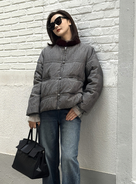 T井姐妹【玲珑】设计感精致新中式水貂领鹅绒服YRF2512-TJ629