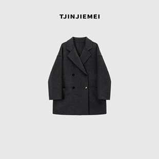 领绵羊毛大衣WT2509 T井姐妹 设计一手长西装 新款 DQ054 奥地利