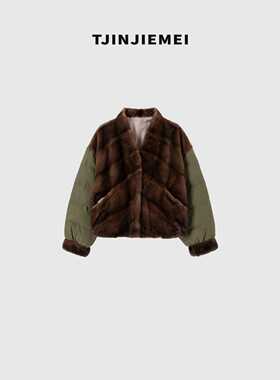 T井姐妹【西伯利亚】设计感感鹅羽绒服ERF2510-918