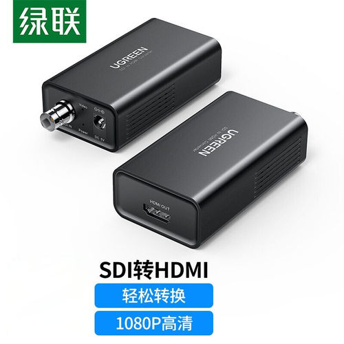 绿联SDI转HDMI高清转换器