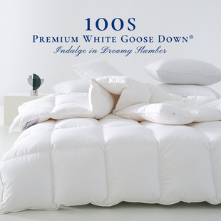 瑞典原装品质白鹅绒被子羽绒被芯加厚冬被春秋双人卧室200x230cm