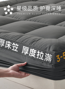 五星级酒店床笠式床垫180x200床褥垫床垫子租房专用防滑垫床上用