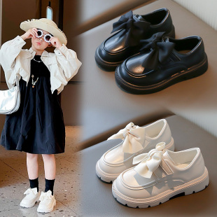 子儿童公主小皮鞋 宝宝英伦风乐福鞋 2025新款 软底单鞋 春秋款 女童鞋