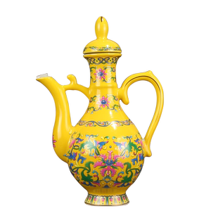 空酒瓶景德镇陶瓷1斤青釉一壶美酒酒壶分酒器摆件密封酒壶酒坛