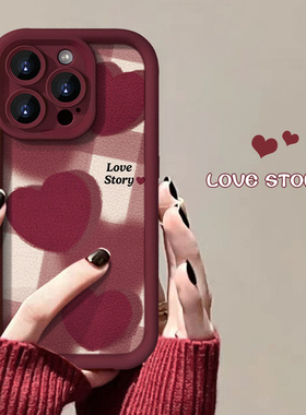 DZ华鹃适用opporeno14手机壳新款reno13pro硅胶reno12全包reno8防摔reno7女款reno6红色reno5爱心findx9/x8