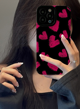 DZ华鹃适用荣耀500新款手机壳400pro皮质80全包70防摔90pro红色x60爱心50复古se女款涂鸦magic7创意magic6