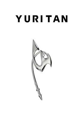 YURITAN庆怜同款个性潮酷飞轮耳挂耳夹单只2024春夏设计师款耳饰