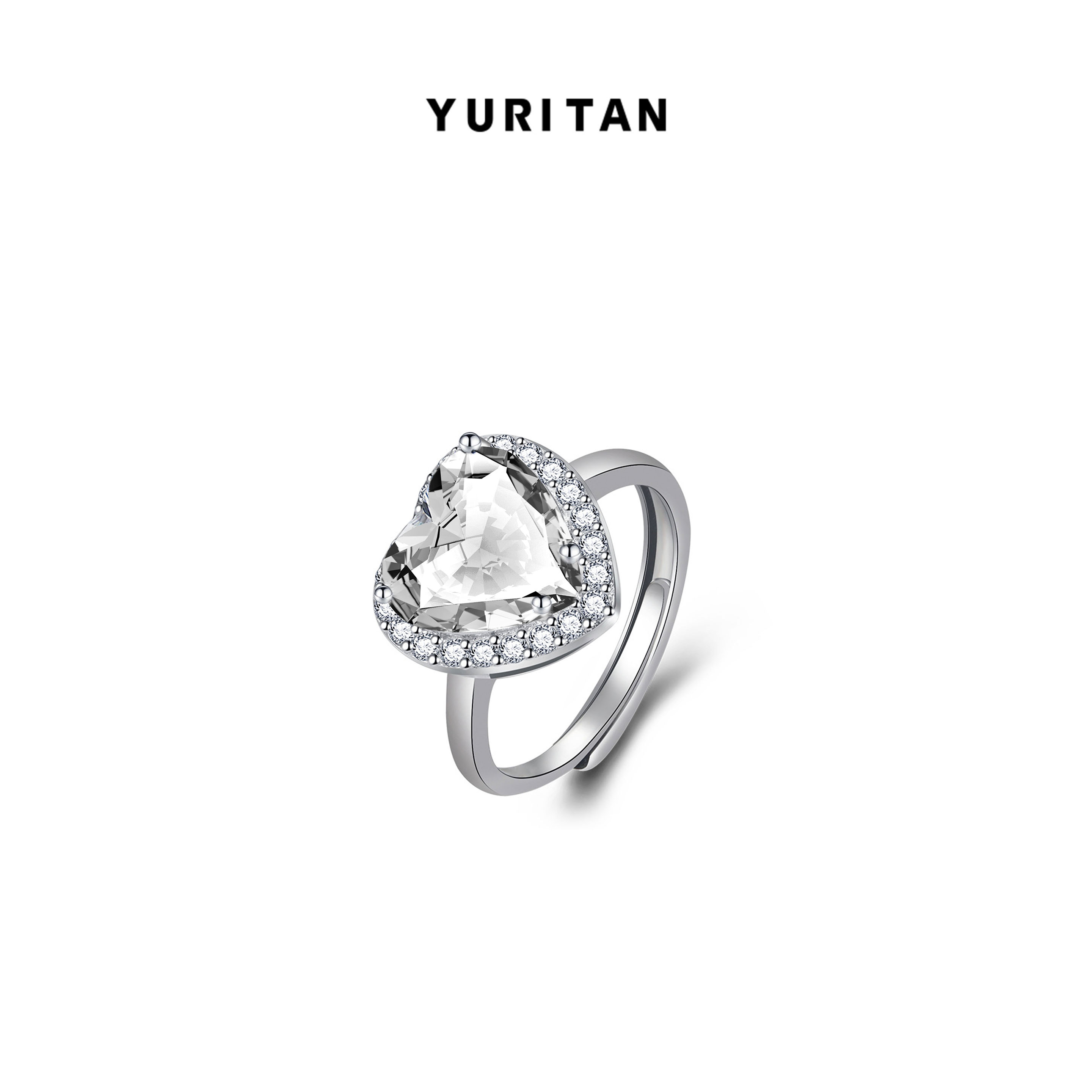 YURITAN男女同款锆石简约设计