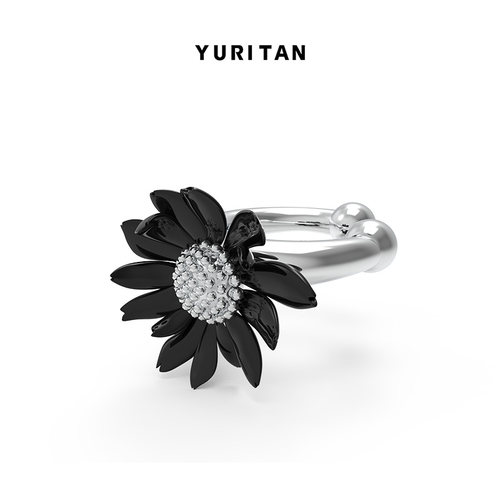 yuritan耳夹新生系列雏菊