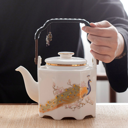 陶瓷茶壶大号家用茶水分离泡茶壶