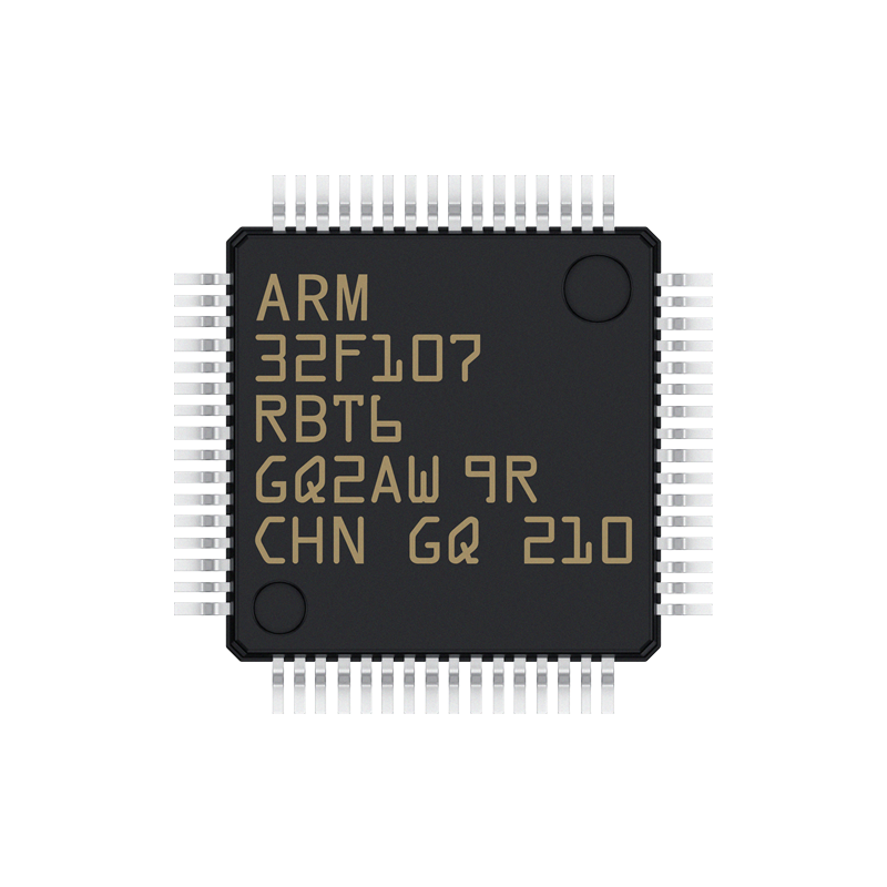 全新原装 STM32F107RBT6 STM32F107 QFP64 贴片 微控制器 IC芯片
