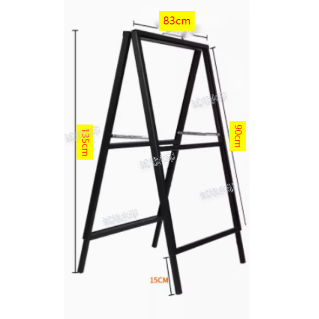 广告牌展示架双面海报折叠KT板手提落地立式防风摆摊支架