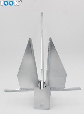 丹弗斯锚船锚 铁板焊接锚有杆锚沙滩锚跨境Danforth Fluke Anchor