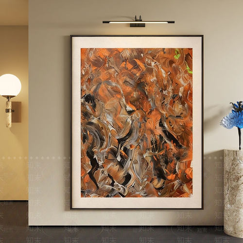 现代意式极简客厅装饰画高档轻奢饭厅玄关抽象艺术挂画样板间壁画