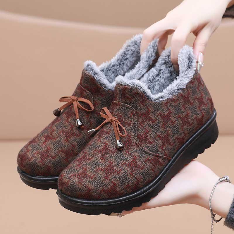 北誉冬季老北京布鞋加绒保暖