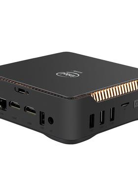 GK3V-J4125迷你主机mini PC双HDMI+VGA办公游戏4K微型便携电脑