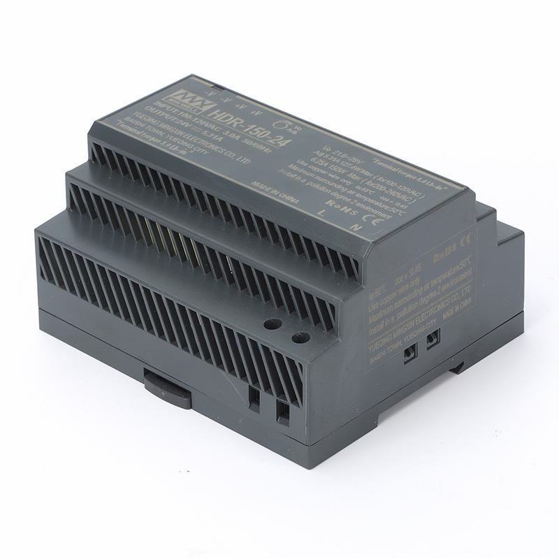 HDR-150-12V24V48V开关电源模块 150W导轨式开关电源直流输出24V