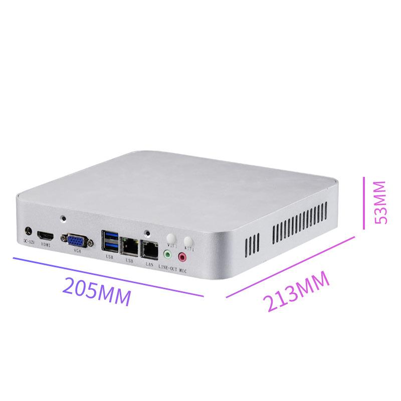 现货1037U迷你主机j1900四核迷你HTPC 高清电脑 低功耗超薄小主机