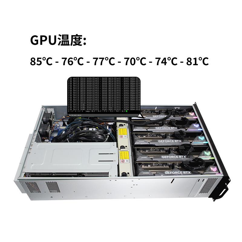 ALEO 5卡6卡游戏版GPU服务器机箱 SMH多显卡主机算力平台机箱