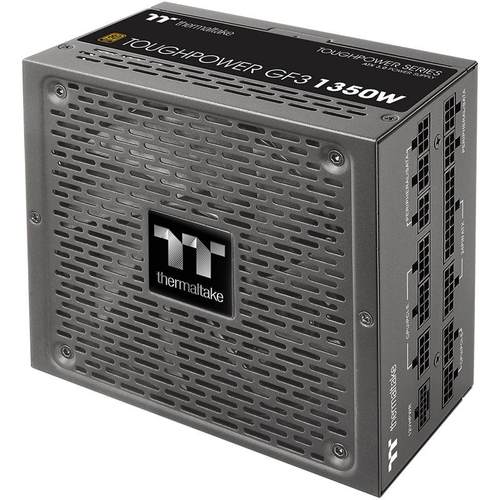 Tt台式电脑主机电源 钢影GF3额定1350W 金牌全模组ATX3.0游戏电源