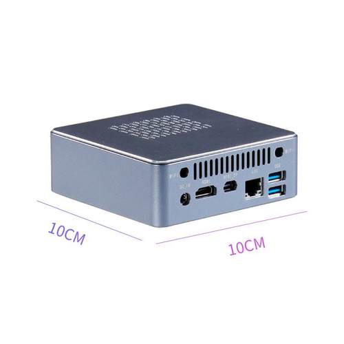 工控 迷你主机低功耗无风扇 J1900四核MINI-ITX桌面NUC小机箱电脑