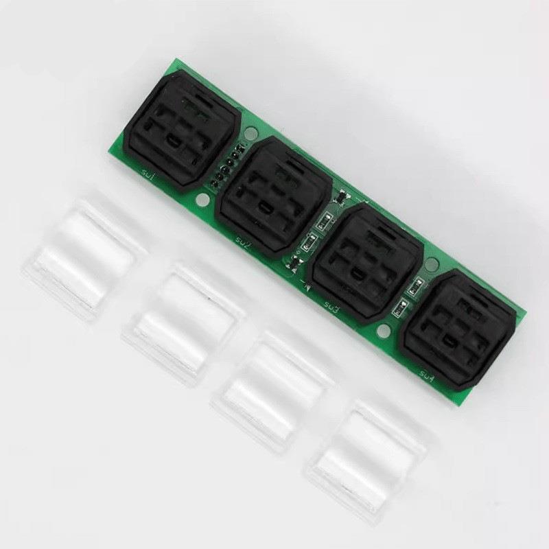 适用于三菱电梯凌云四联按钮LHB-019A/DA290C102电梯按钮板配件