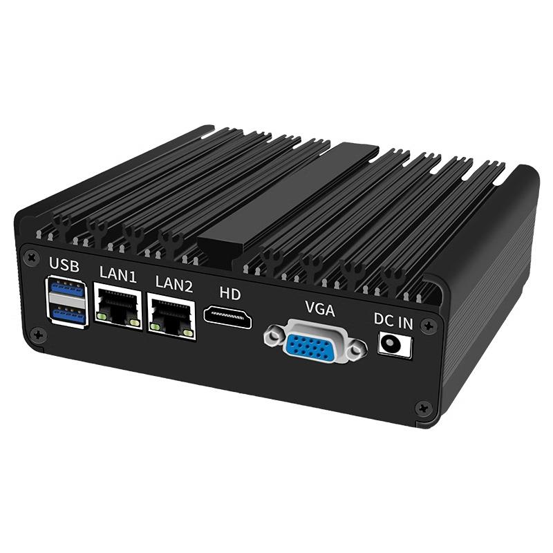 倍控H30双网卡双串口RS485工控机J6412四核I3I5I7处理器J4125四核