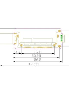 PH851 CFAST USB3.1,TYPE-C双接口CFE高速读卡器10G bit/S支持2TB