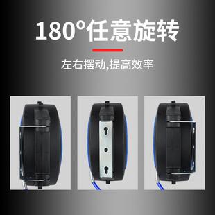 气鼓电鼓PU夹纱管气泵气管自动伸缩卷管器洗车气动工具浇花汽修
