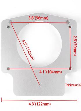 92mm102mm节气门垫片适配器转接板适用于雪佛兰GM LS1 LS2 LS6LSX