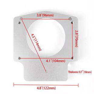 LS2 LS6LSX LS1 92mm102mm节气门垫片适配器转接板适用于雪佛兰GM