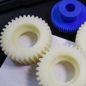 定制尼龙齿轮塑料传动齿机械轴承精密小模数耐磨耐高温尼龙斜齿轮