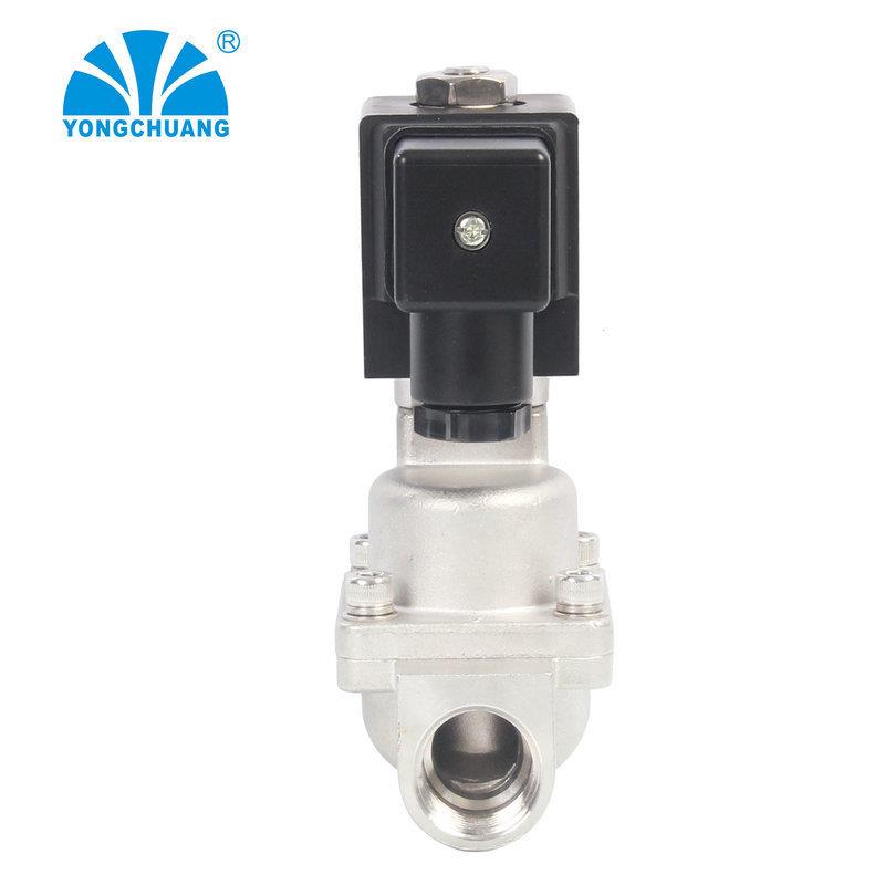 永创YCH21先导活塞式高压电磁阀 不锈钢电磁阀 高压喷雾水阀