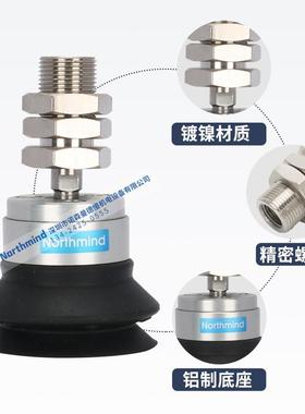 SMC型ZP2-TF32HN TF40HBN XF50HN摇摆型重载气动真空吸盘 XF63HBN