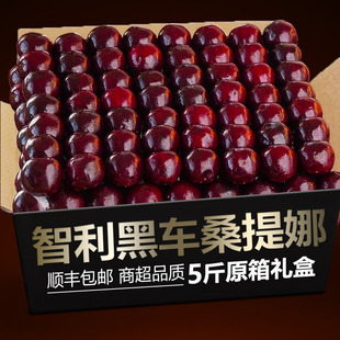 顺丰包邮桑提娜车厘子智利进口5斤原箱礼盒新鲜水果当季整箱樱桃