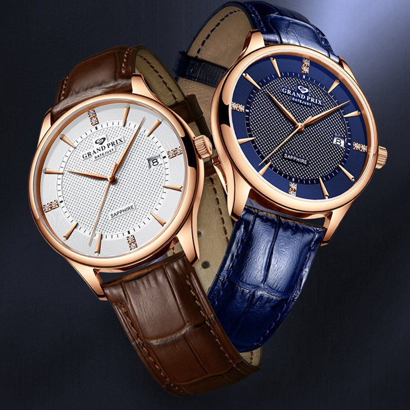 【瑞士正品】格林情侣款石英手表