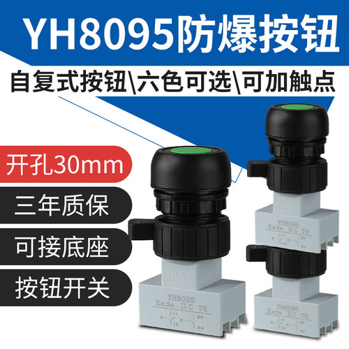 YH8095防爆按钮三常开四常开自复