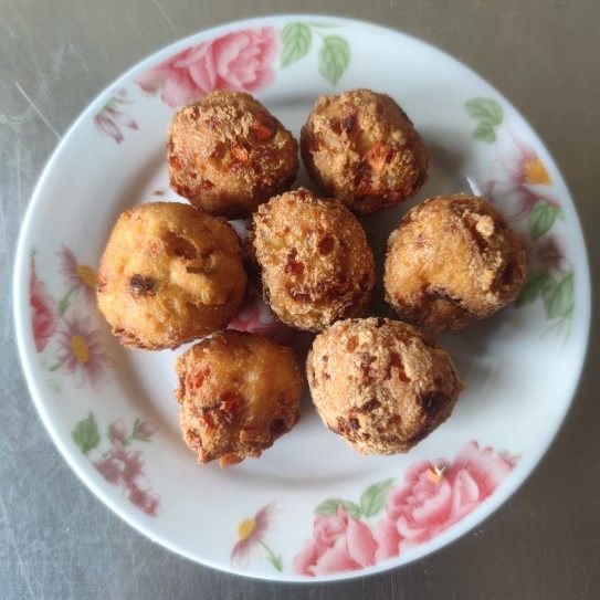 (不火老豆腐)农家菜籽油炸豆腐丸子1份2斤