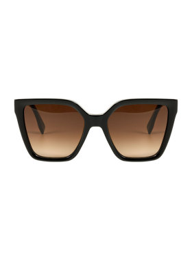 Fendi LETTERING几何形太阳镜女士国际版 FE40086I方形时尚