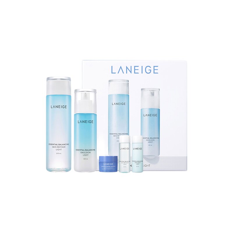 Laneige/兰芝兰芝水乳五件套滋润型舒缓保湿补水秋冬护肤【临期】