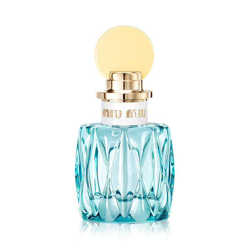 miu miu/缪缪滢蓝女士香水黄盖50/100ml花香调浓香水