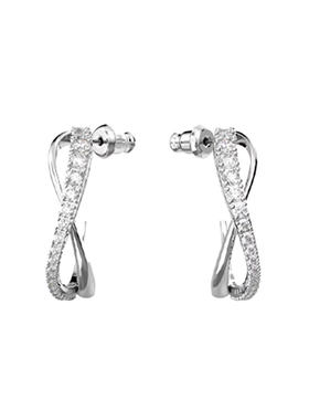Swarovski/施华洛世奇潮流简约 小众现代银色耳钉耳饰 5602782