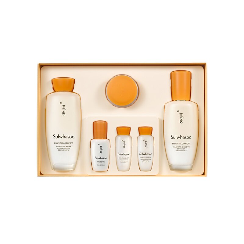sulwhasoo/雪花秀滋盈水乳6件套补水保湿肌本舒活护肤套