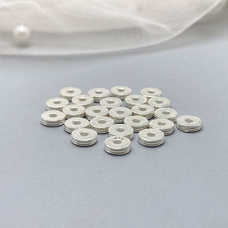 纯银手工手工材料饰品