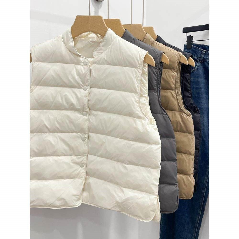 轻薄羽绒马甲女2025新款短款小个子马夹外套保暖背心内穿时尚坎肩,个性定制/设计服务/DIY,工作服定制,淘宝优惠券,粉丝福利购,淘宝优惠卷