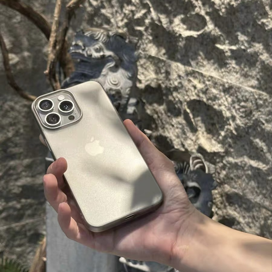 磨砂透明肤感大孔适用于iPhone16新款15promax手机壳夏天苹果14保护套超薄男女款小清新13简约12软壳高级感