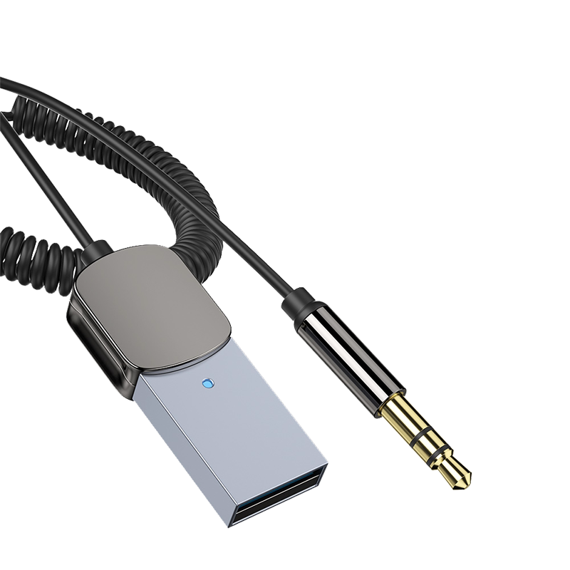 AUX插口转音箱车载蓝牙接收器