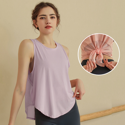 夏季薄款瑜伽服背心女宽松